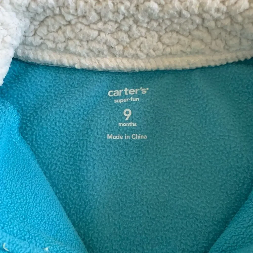 Carter’s Baby Boy  Half Zip Fleece Jacket 9months